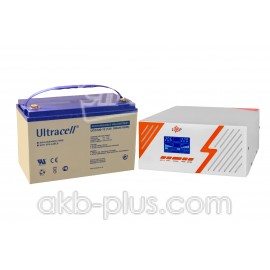 Комплект резервного питания LogicPower 1050Вт/ Ultracell GEL 12В, 100Ач Комплект резервного питания LogicPower 1050Вт/ Ultracell GEL 12В, 100Ач